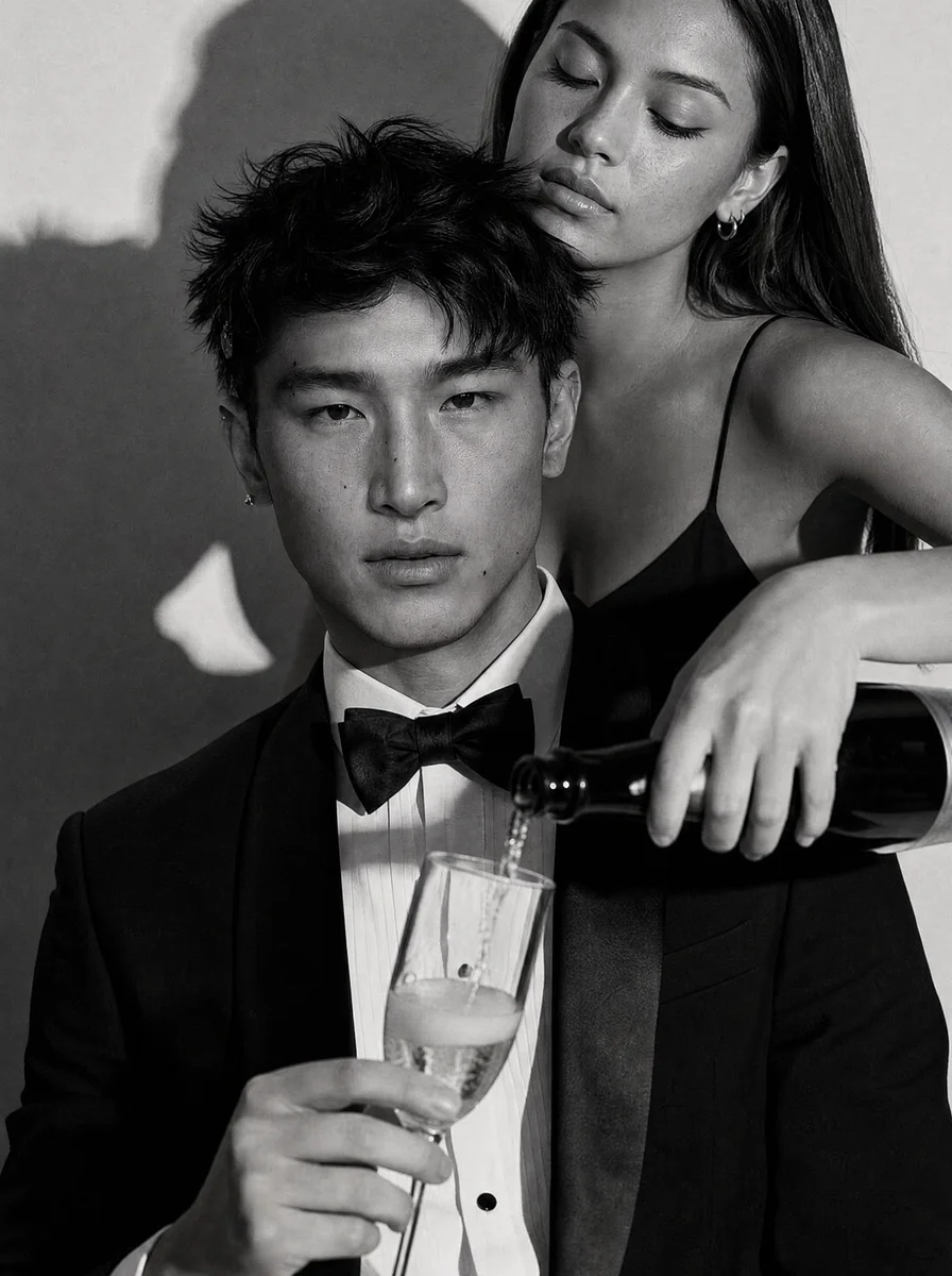 Champagne Noir template