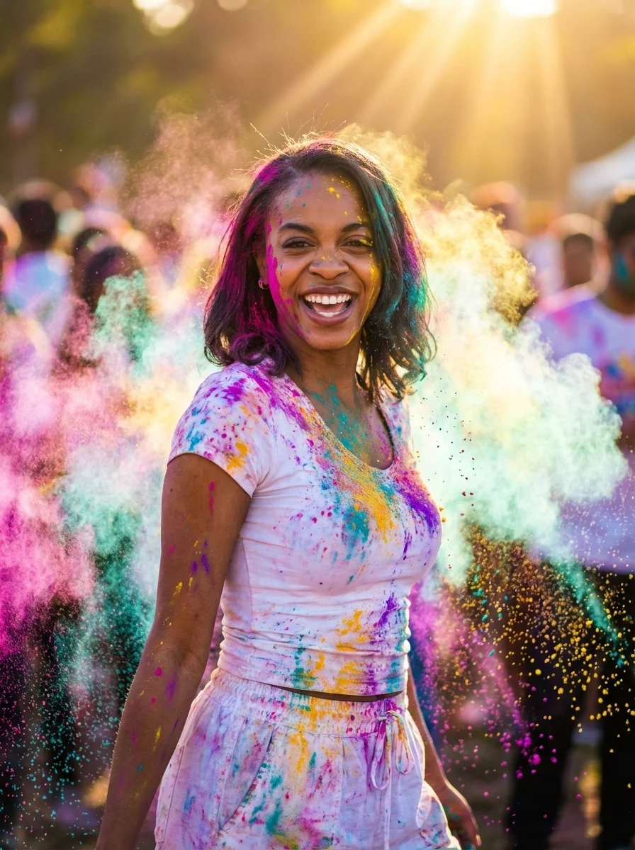 Holi Festival template