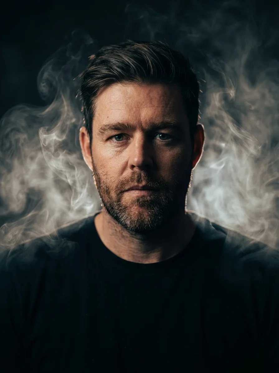 Smoke Portrait template